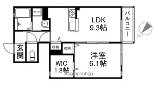 アンジェリック【1階】の間取り