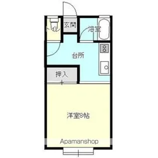 チョコパレス【103号室】の間取り