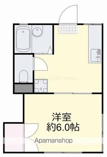 ファミネス堀南【106号室】の間取り
