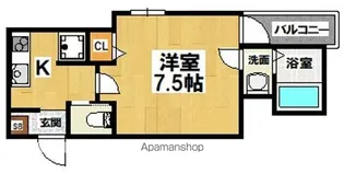 F Cliodhna SEAM【3階】の間取り