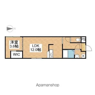 AMIRL PREMIER SHINSAKAEⅡ【4階】の間取り