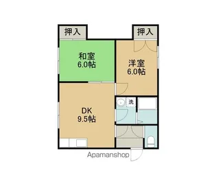 砂川アパート【202号室】の間取り