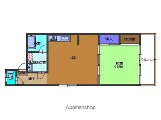 第一川崎ビル【302号室】の間取り