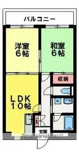 深野マンション【6階】の間取り