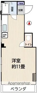 四谷ビリジアン【D513号室】の間取り