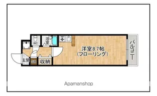 クレセール平和【1階】の間取り
