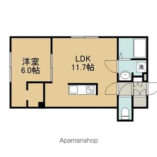 マイン・シュタットⅦ【202号室】の間取り