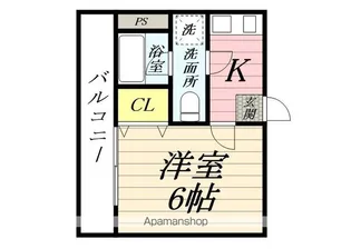 パルス鶴見中央Ⅱ【2階】の間取り