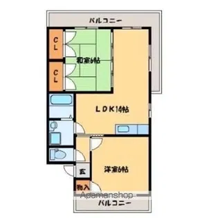 オークヒルズ707【4階】の間取り