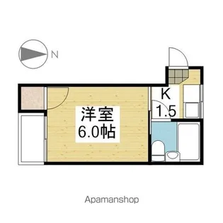コーポおおさわ【306.号室】の間取り