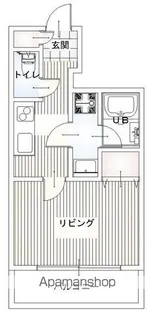 ルレーブ南柏【5階】の間取り