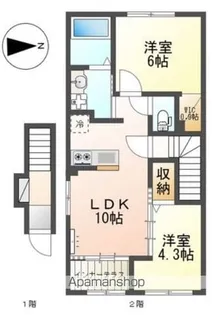 セラヴィ【2階】の間取り
