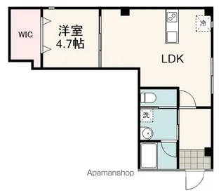 (仮)石田アパート【303号室】の間取り