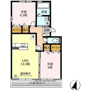 VILLA COMFORT【3階】の間取り