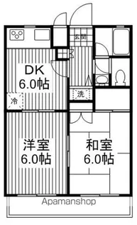 グリーンパレス【2階】の間取り