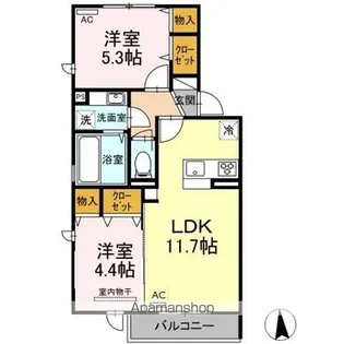 G・プレックスⅡ【2階】の間取り