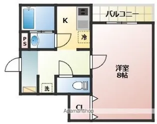 REGIA中庄【2階】の間取り