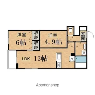 LA CIME【2階】の間取り