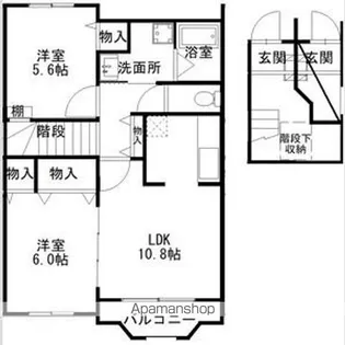 フィールド裕【2階】の間取り