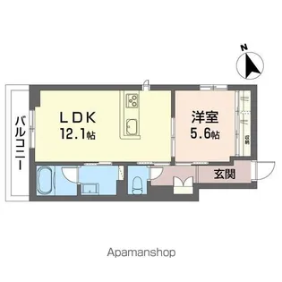 プライムフィールド【103号室】の間取り