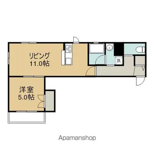 H&K当代島【1階】の間取り