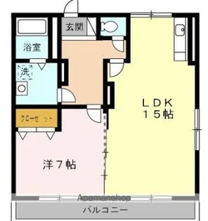 ミレニアム光Ⅱ【1階】の間取り