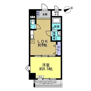 IMASA MORUGEN壱番館【2階】の間取り