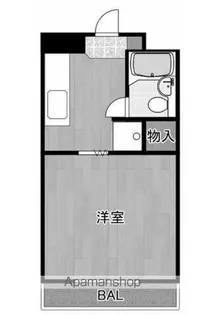 森ビル【304号室】の間取り