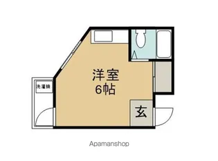 陸田マンション【401号室】の間取り