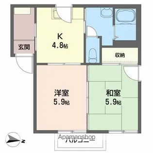 アネックスY【2階】の間取り