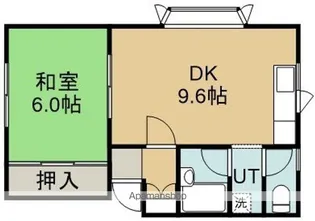 ワイアパート【201号室】の間取り