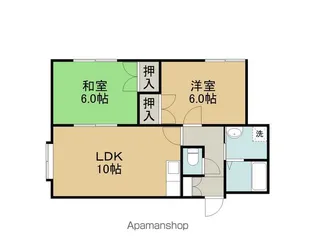 クリスタルハーモニー5【102号室】の間取り