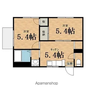 サンエクセル【101号室】の間取り