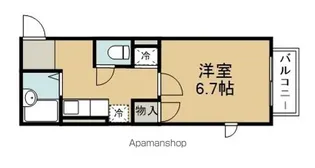 アネックス小田原【202号室号室】の間取り