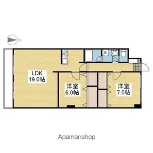 フジコウコク第3ビル【6階】の間取り