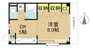 第2コーポRAN【203号室】の間取り