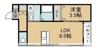 PIA蒲町Ⅱ【1階】の間取り