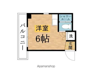 アズーロビル【201号室】の間取り