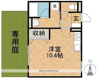 TORISIA浜松【1階】の間取り