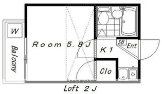 アヴァンセ阿佐ヶ谷【2階】の間取り