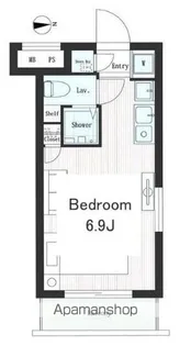 ソサエティ新中野【1階】の間取り