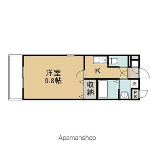 アビテ明徳【305号室】の間取り