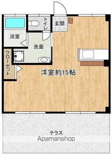 楽陽ハイツ【101号室】の間取り