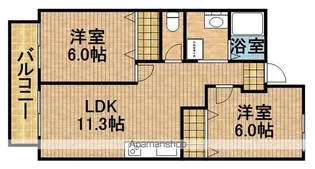 SPRINGHOUSEⅢ【1階】の間取り