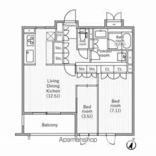 NIDO SAKURAGAOKA【409号室】の間取り