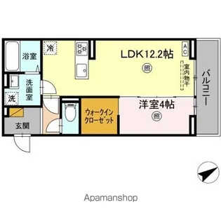 ハニー【1階】の間取り