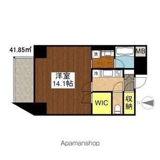 BLANCASA 久屋大通【11階】の間取り