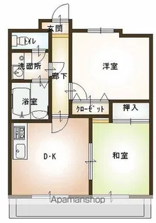パルティールⅠ番館【1階】の間取り