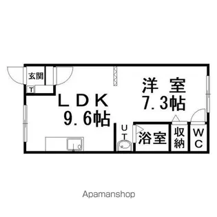 アートライフ白糠B【1階】の間取り