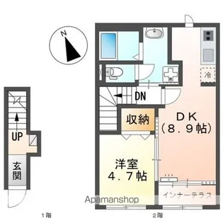 SEIRAN II【2階】の間取り
